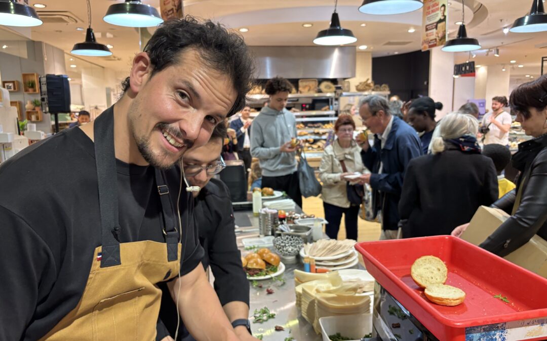 démonstrations culinaires pour valoriser les épices Ducros avec Juan Arbelaez